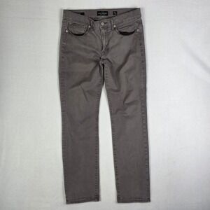 Lucky Brand 121 Slim Pants Mens 34x32 Gray Chino Gorpcore Causal Chino Outdoors